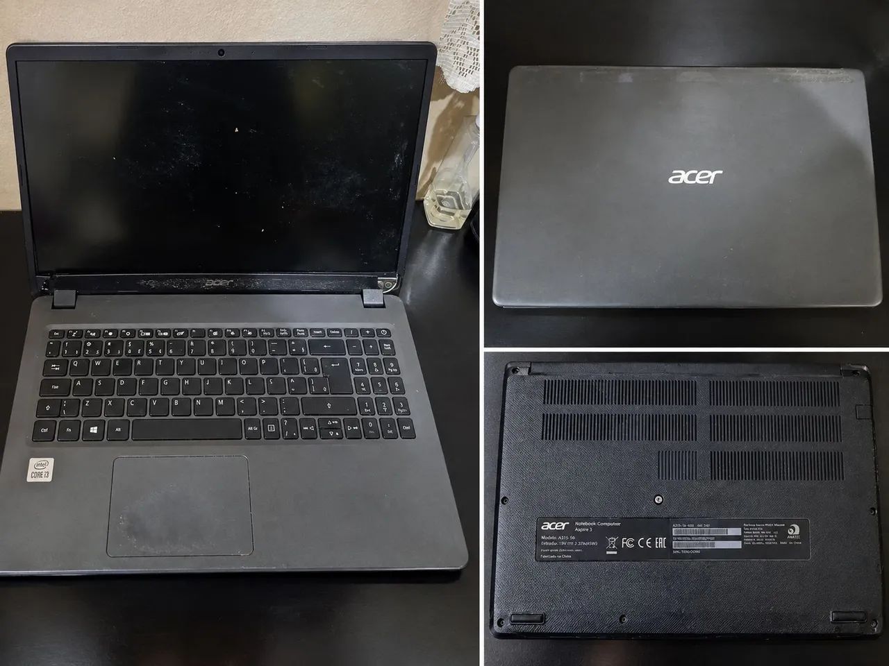 Notebook Acer Aspire 3 i3 10ª Geração | 8GB RAM | 500GB