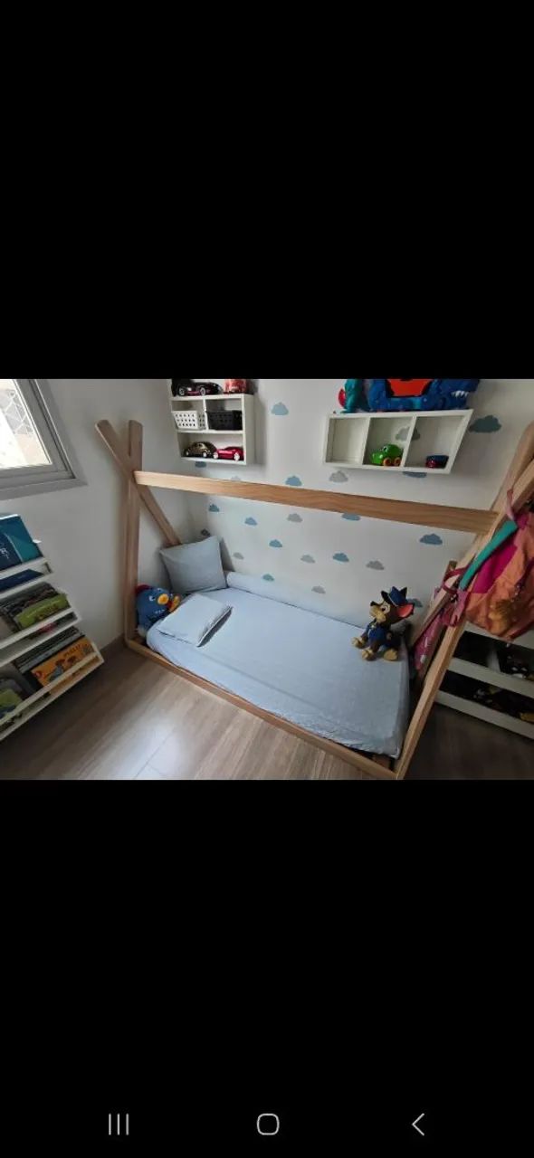 Cama montessoriana.