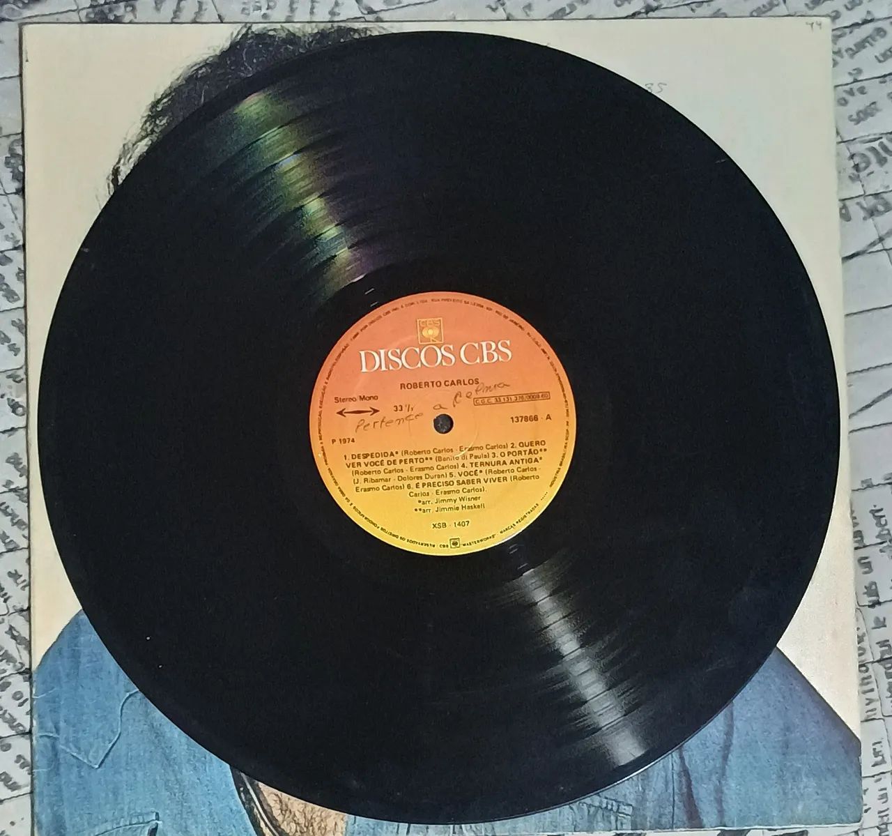 LP Roberto Carlos (1974) Original CBS - Vinil Antigo - Foto 3