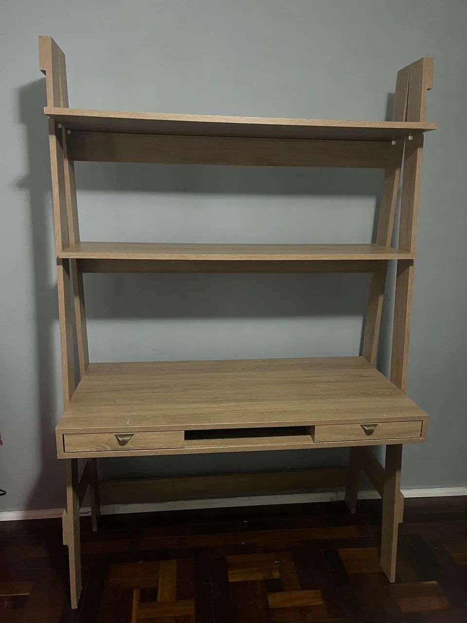 Trend Hanover Desk with 2 Drawers and Shelf Unit