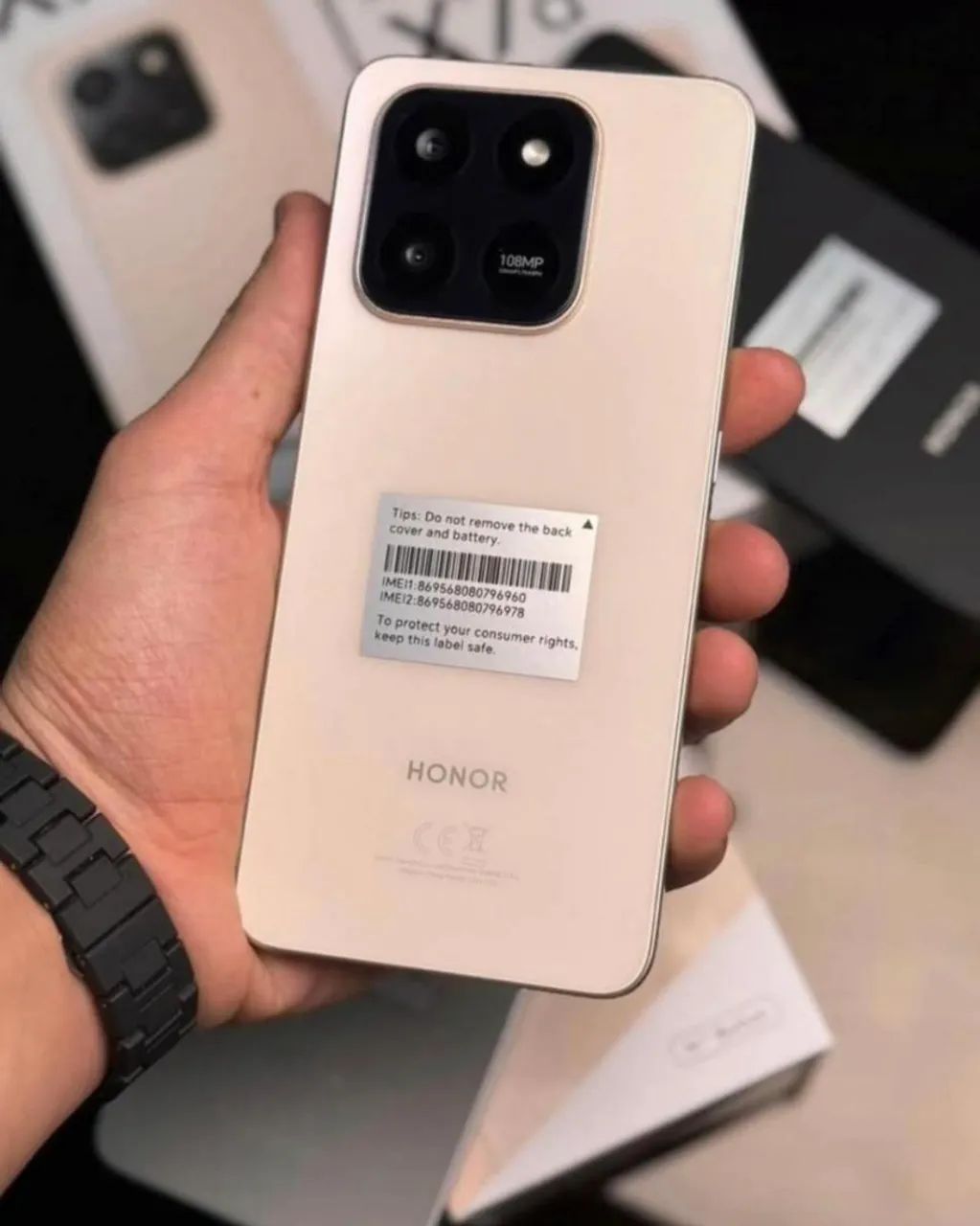 Lançamento Honor X7D - 256/8 O Brabooo Gold (GLOBAL)
