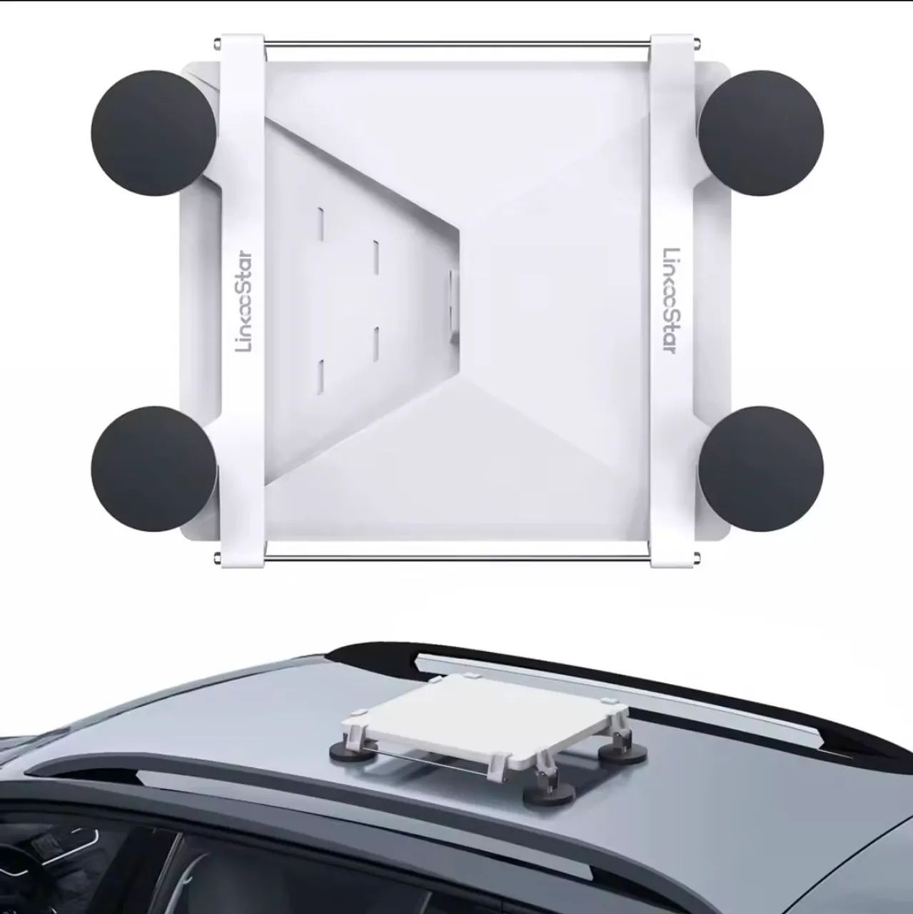 Suporte Starlink MINI para Teto Carro, Veiculo, com ímas emborrachado. EVITE MULTAS