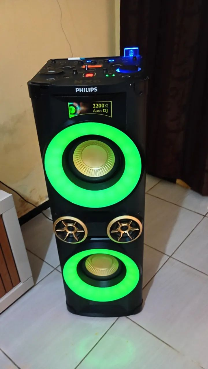 Um som da Philips NSX 2200 RMS completo vendo ou troco  - Foto 4
