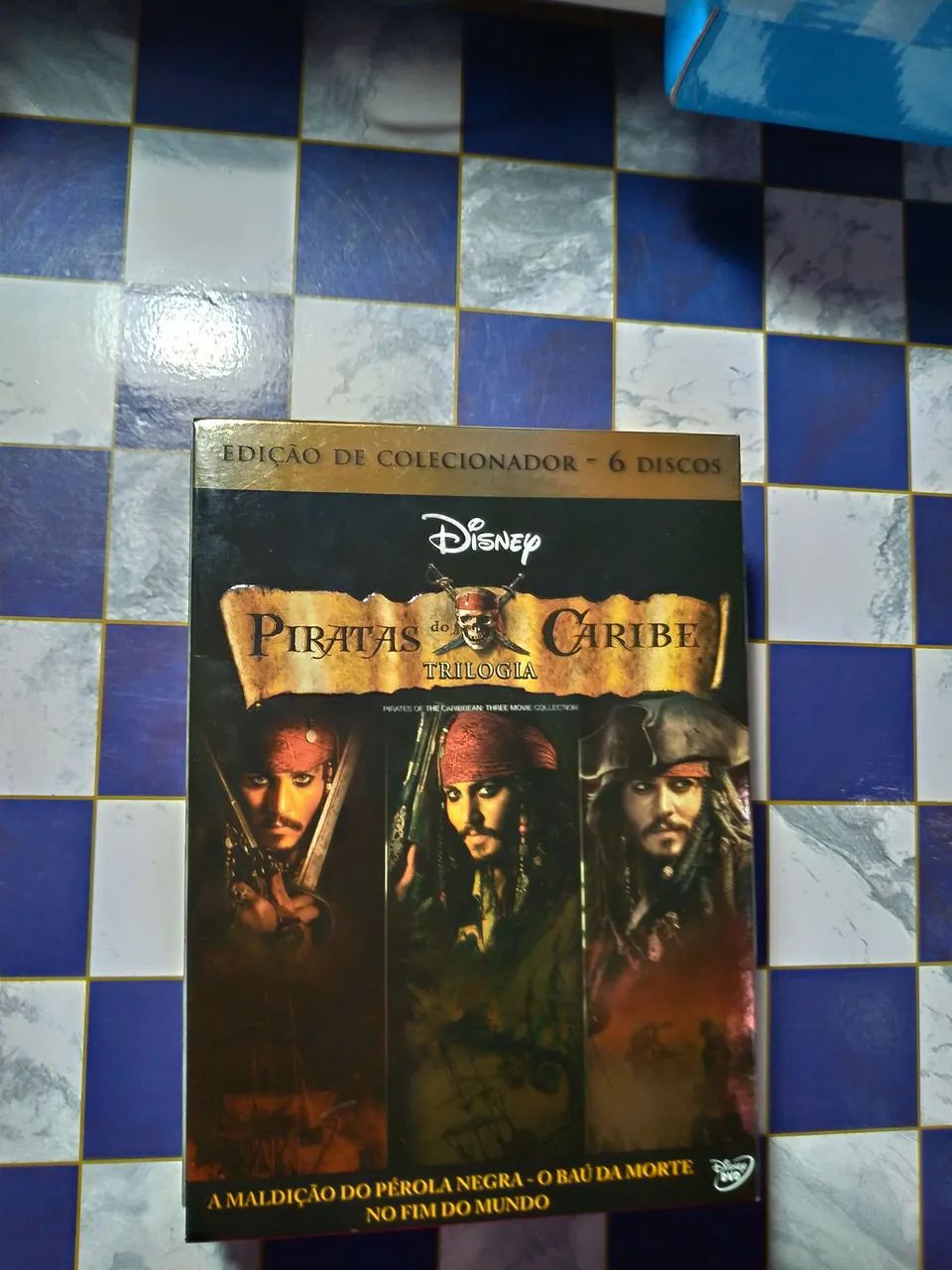 Box Dvds Piratas do Caribe