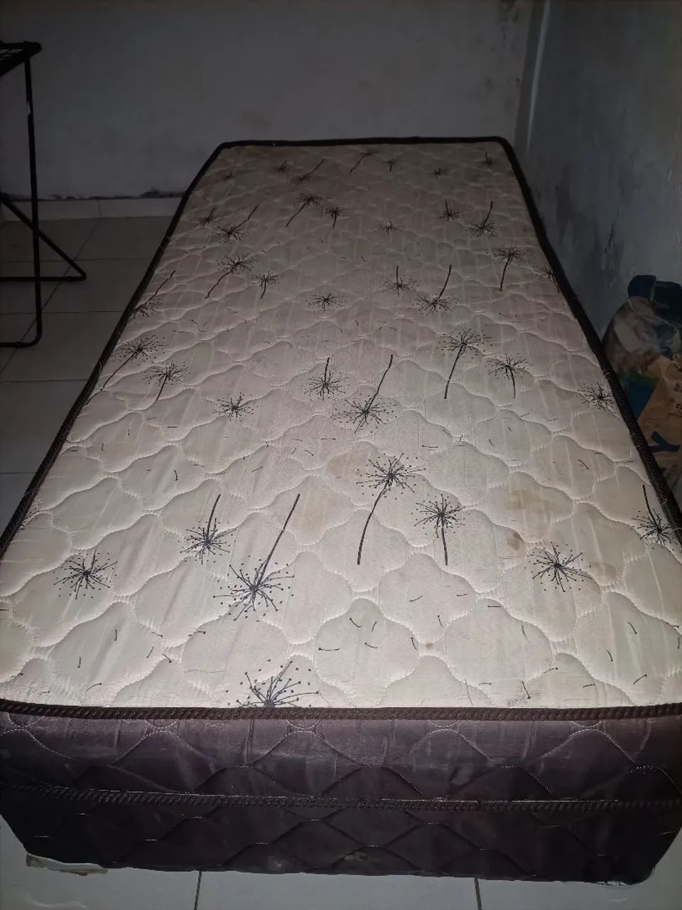 Cama box solteiro ortopédica 