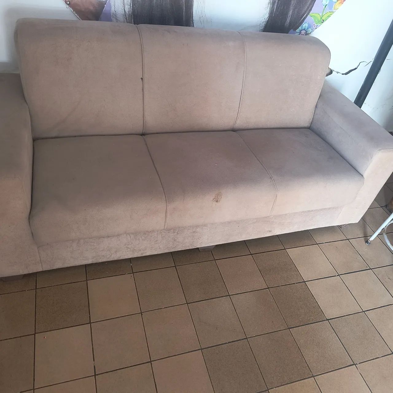Sofá pequeno 2 lugares 