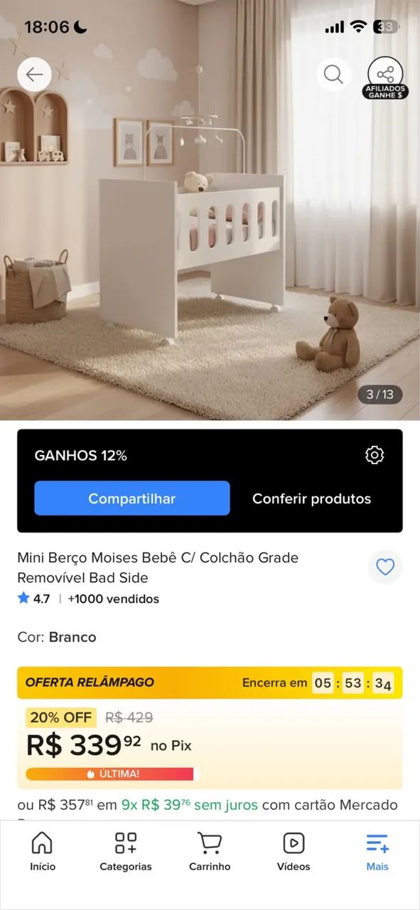 Berço infantil  - Foto 2