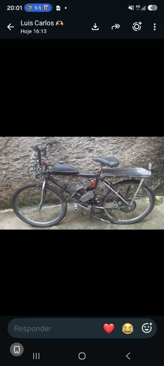 Bicicleta motorizada 80cc