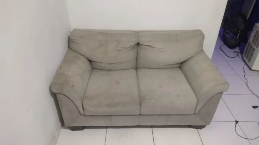 Sofás 2 e 3 lugares ETNA - estrutura excelente - Ideal para Reforma - Foto 2