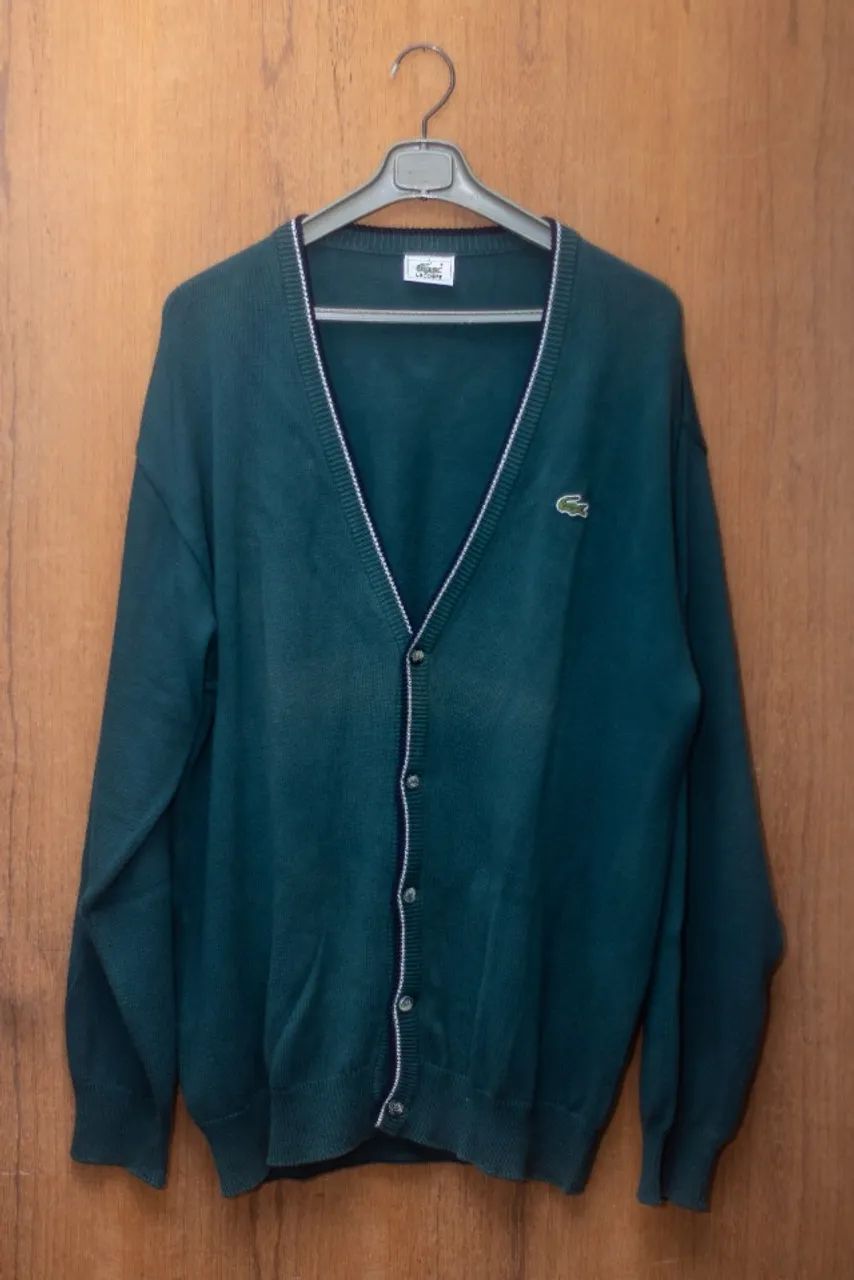 Cardigan Lacoste Verde - Tam M