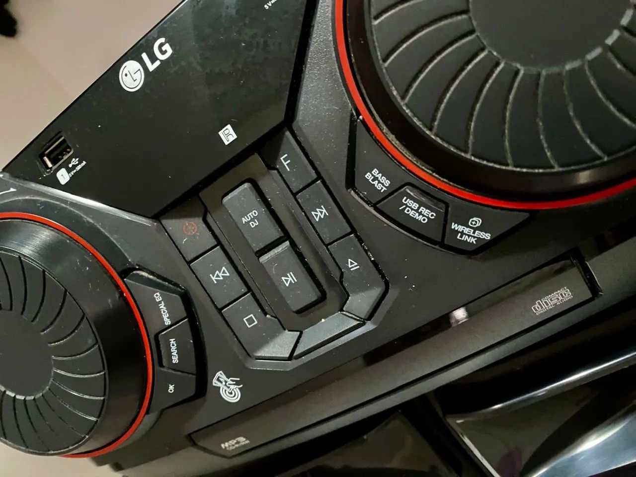 XBOOM LG completo com CD/DVD bluetooth FM MP3 e USB novo - Foto 5