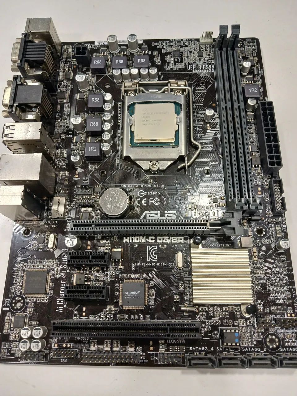 Placa-mãe ASUS H110M-C D3/BR - Foto 2
