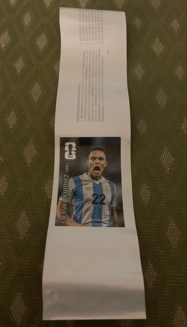 Figurinha Copa 2026 Lautaro Martinez no Rótulo original - Foto 4