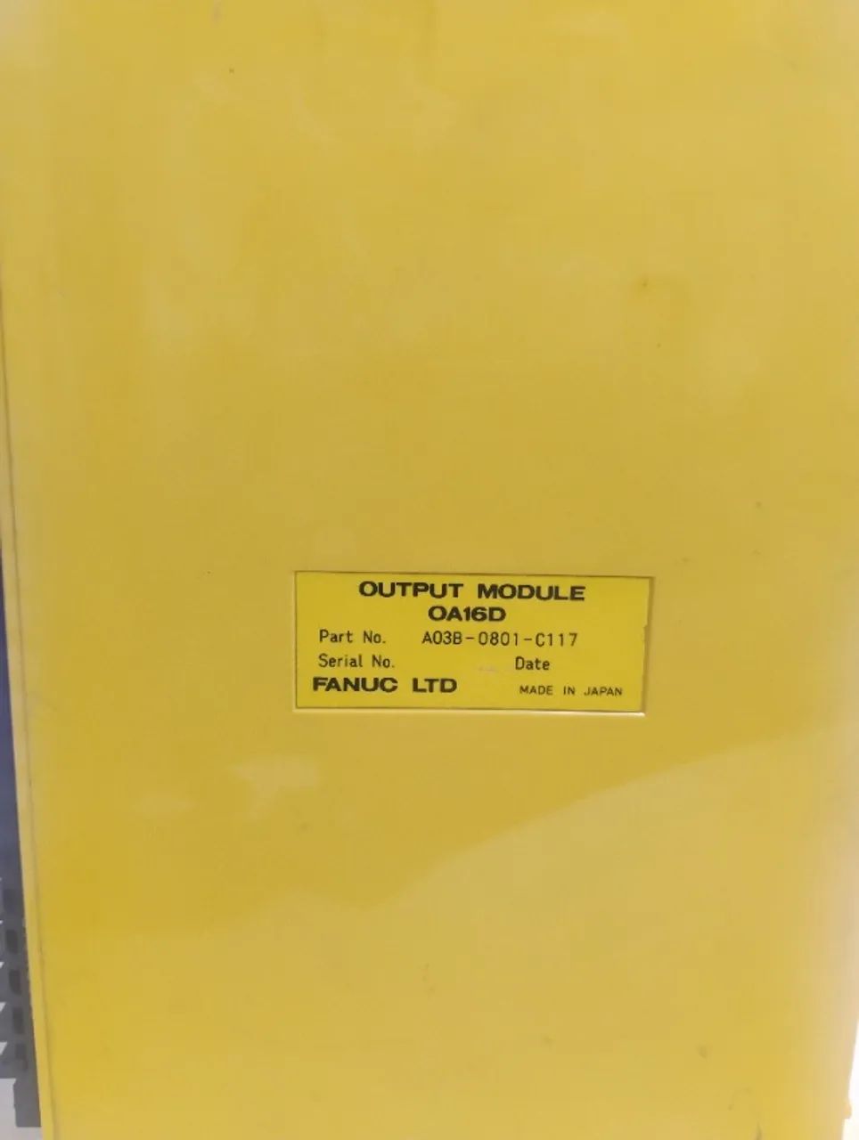 Módulo De Saída Fanuc A03B-0801-C117 Oa16D 16Pt Ac
