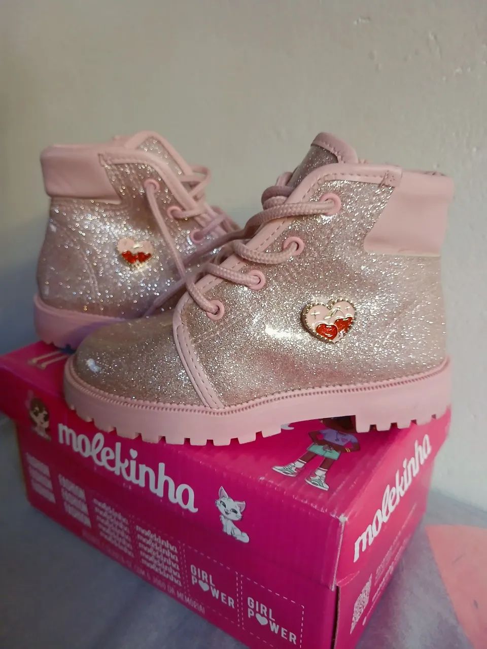 Bota infantil marca moleca 
