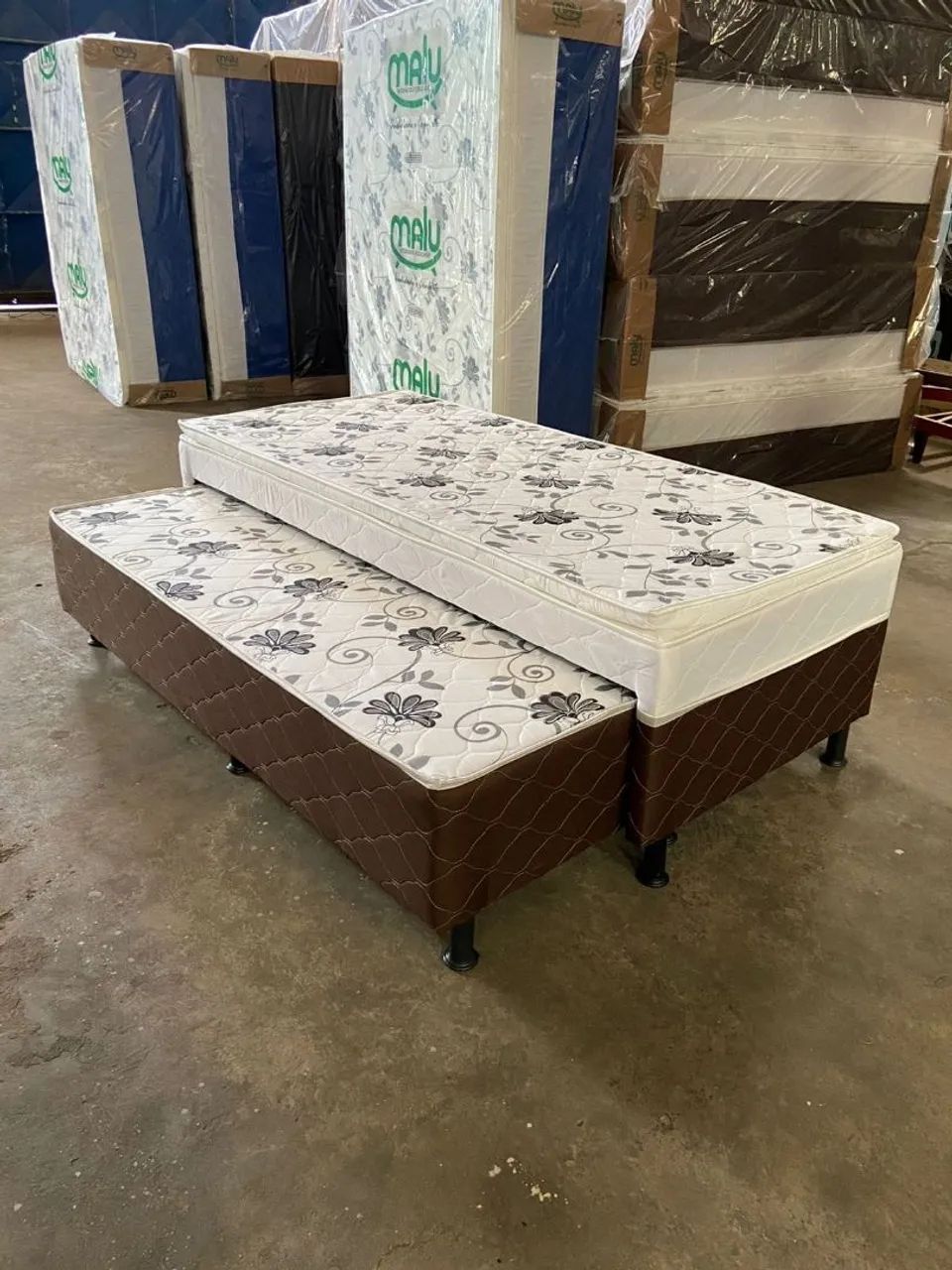 Cama Box Solteiro Com auxiliar Malu - Nova e embalada!!