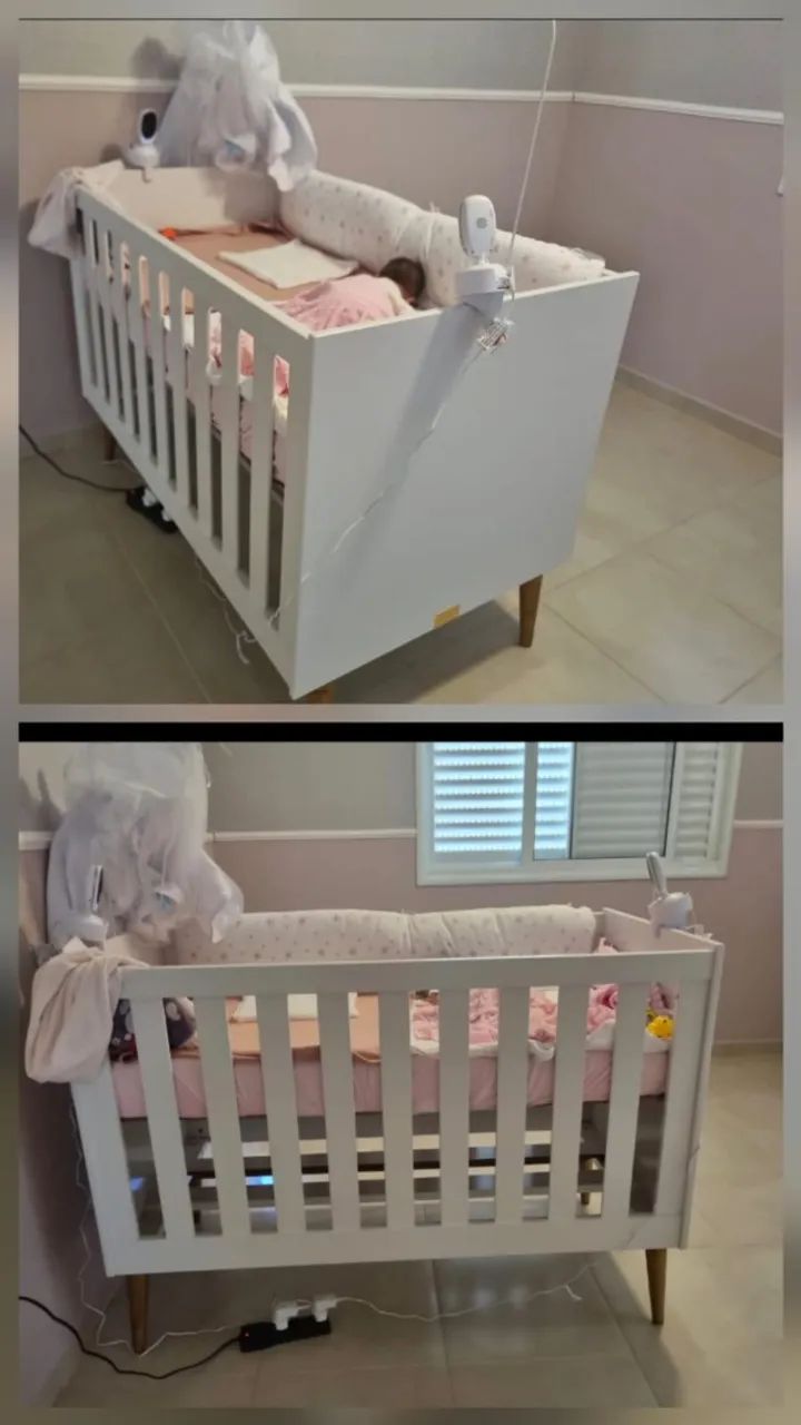 Berço/Cama 100% MDF com colchão  - Foto 3