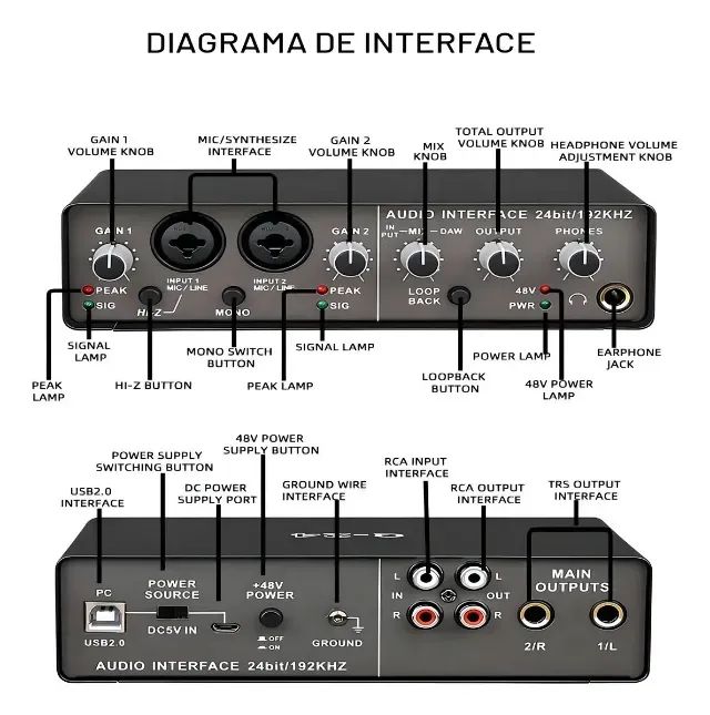 Interface de áudio profissional Q-24 TEYUN A interface de áudio TEYUN - Foto 2