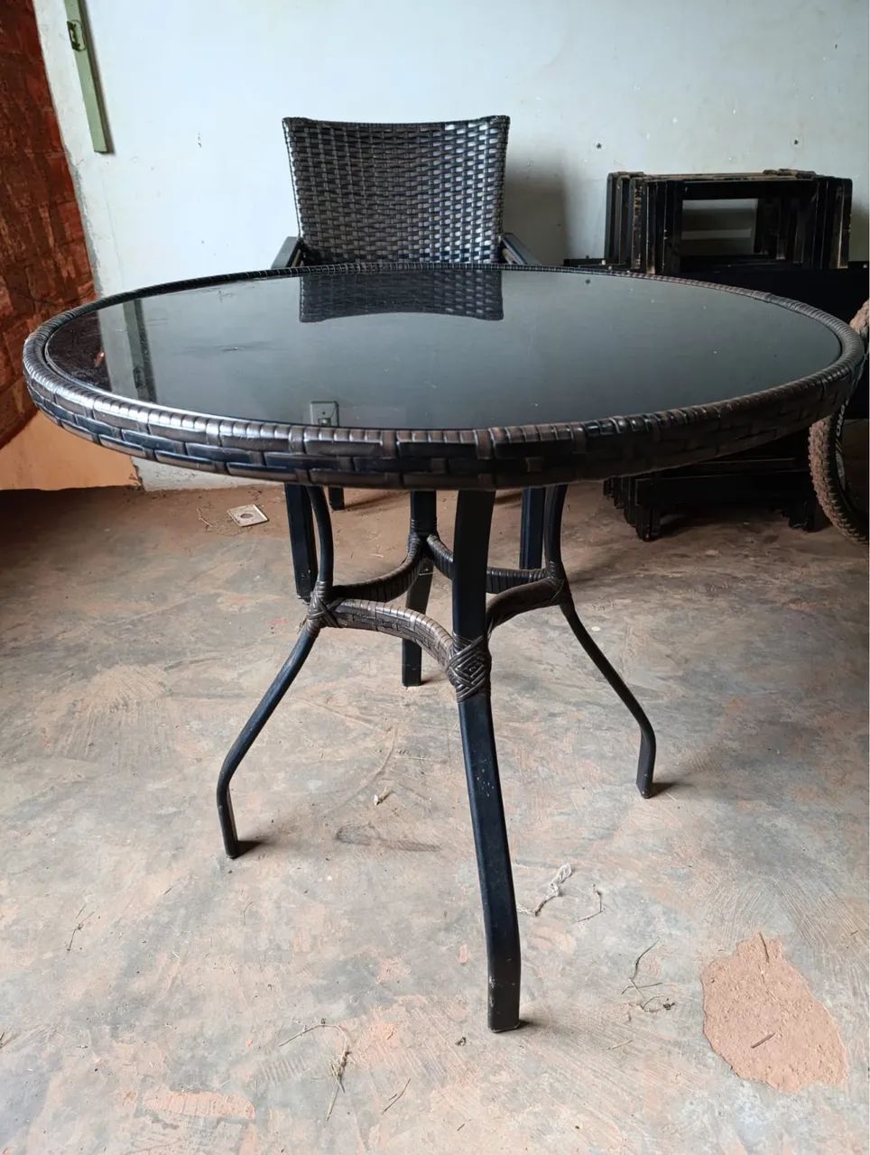 Mesa com 4 cadeiras da bella art