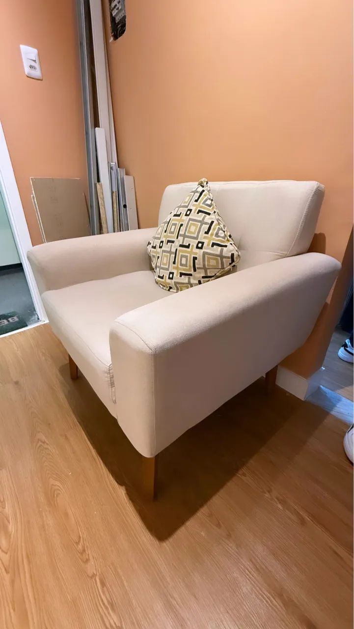 Poltrona de Linho Impermeabilizada - Foto 2