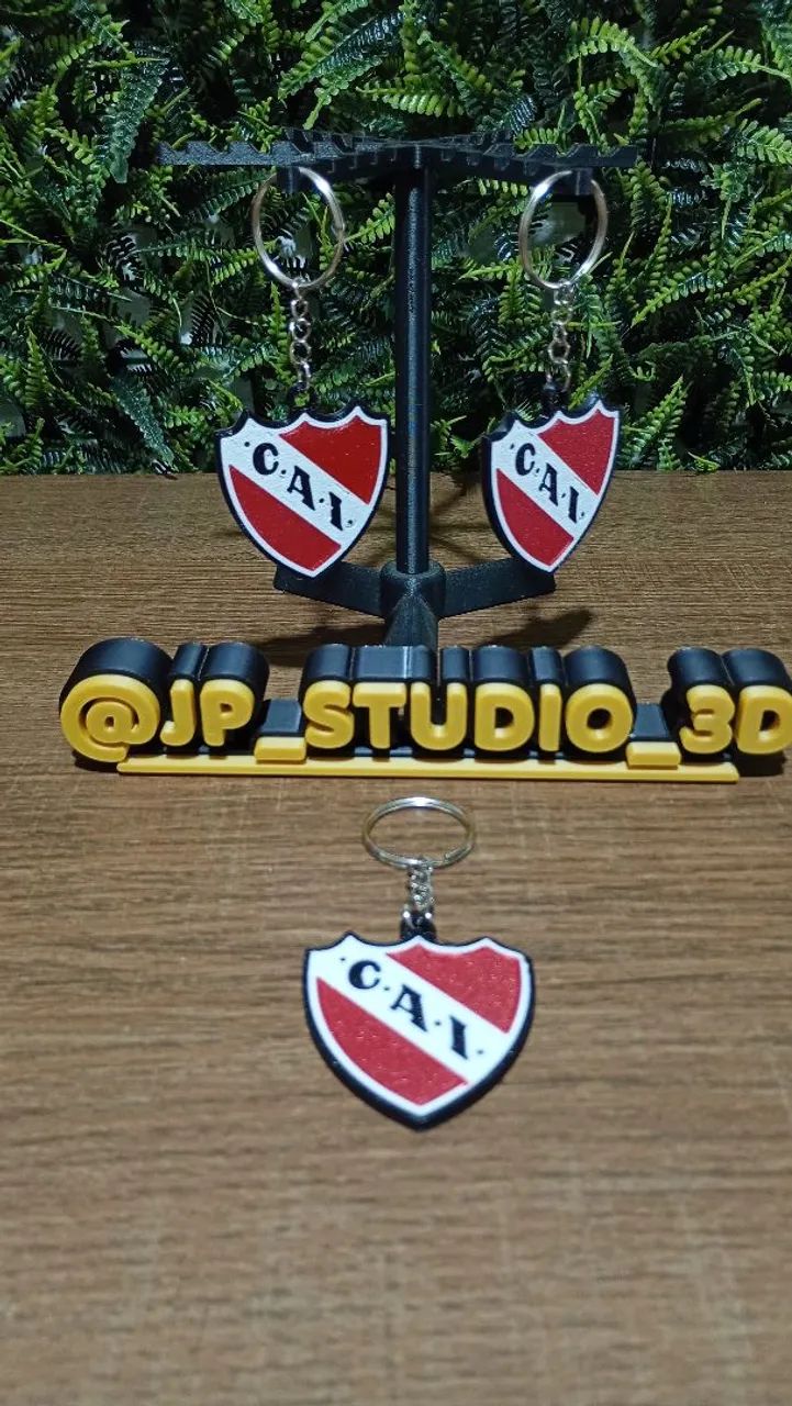Kit 3 chaveiros do Independiente da Argentina em 3D - Foto 2
