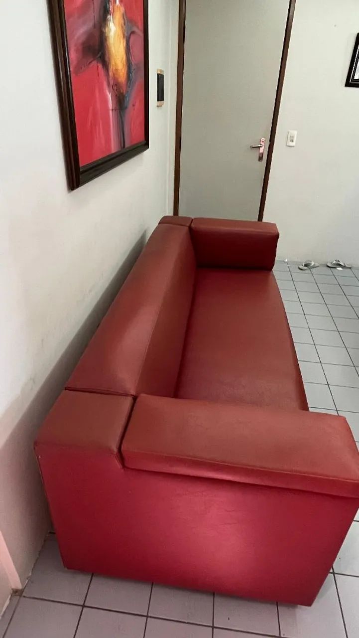 Sofá em courino em perfeito estado - Foto 2