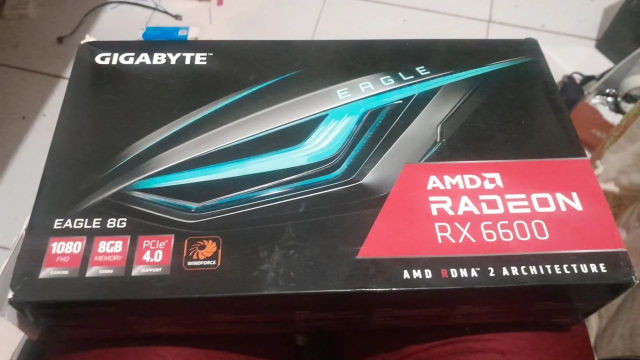 RX 6600 GIGABYTE C/ DEFEITO  - Foto 2