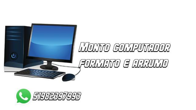Monto computadores,Formato e Arrumo