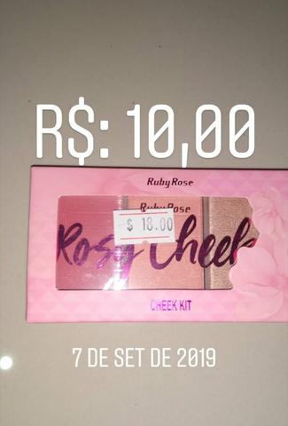 Paleta de blush e contorno