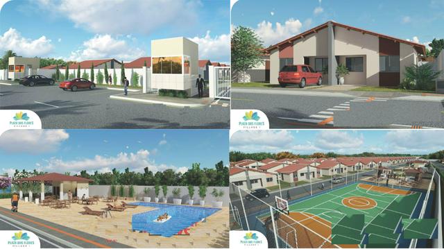 11- casas com entrega em Junho de 2020 com entrada a partir de 200 reais