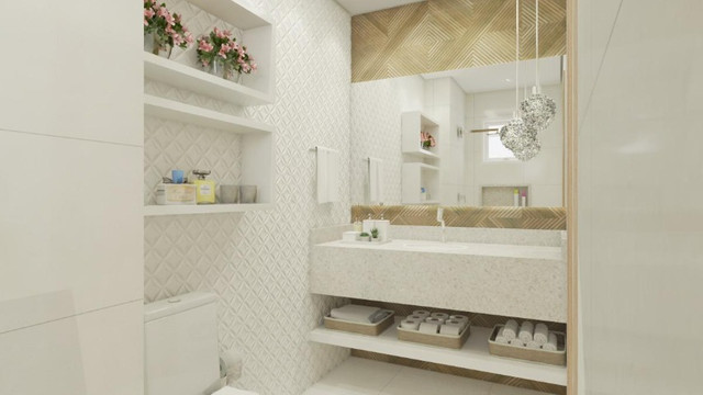 Apartamento 103 metros, m², 3 Quartos com Suíte Lazer Residencial Costa Azul, Águas Claras - Foto 15