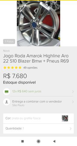 Amarok 2011/2011 turbo diesel aro 22 maravilhosa - Foto 12