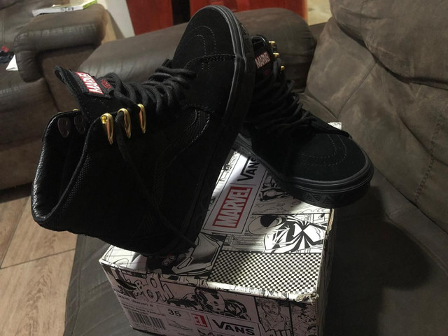 vans marvel pantera negra