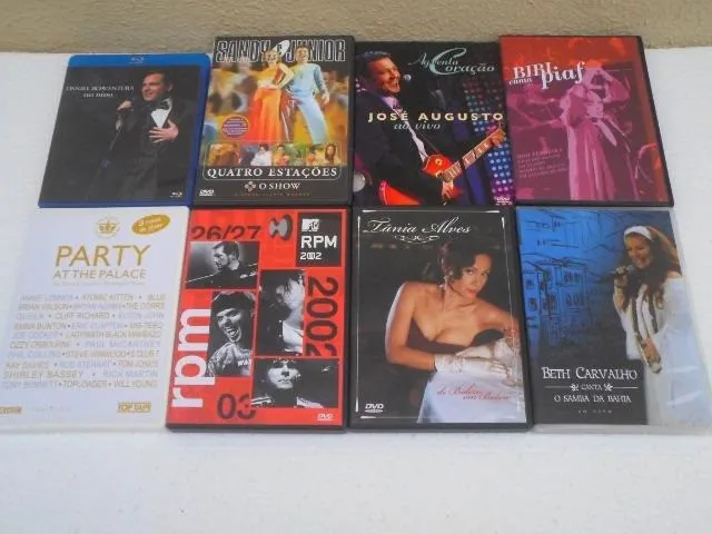 DVDs Musicais Originais - Diversos Gêneros