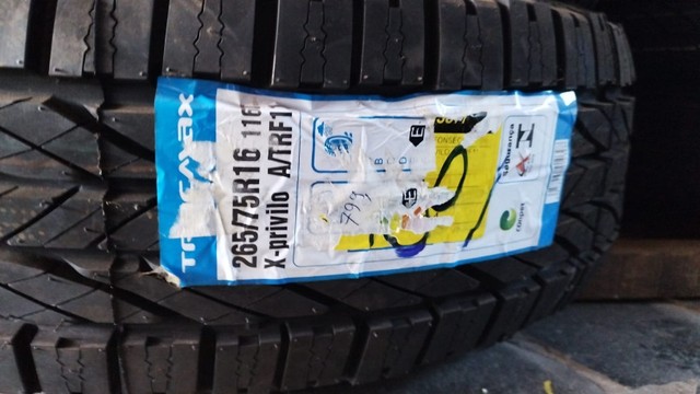 (4undisp) Kit 2  Pneus aro 16 medida 265/75r16 Tracmax AT - Foto 3