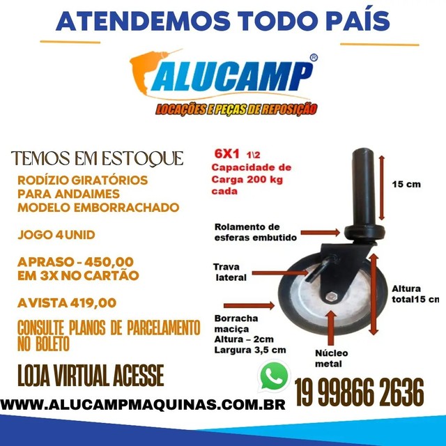 Vendas Andaimes e acessórios Novos - Foto 5