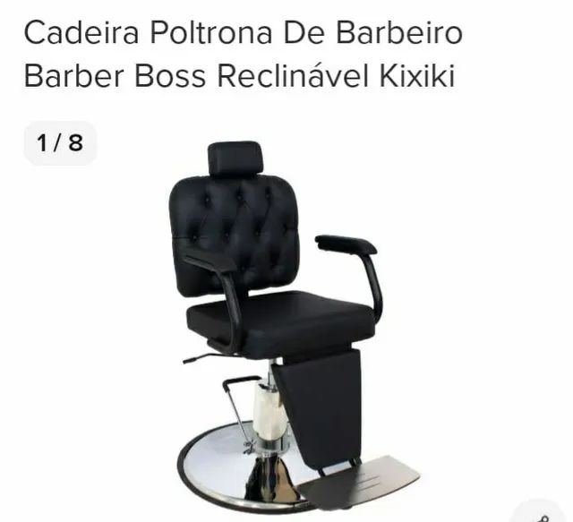 Cadeira Barber Boss Reclinável – Mundo Barbeiro