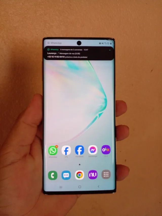 Celular Samsung Galaxy Note 10+ 4G Usado em Perfeito Estado - Celulares e  telefonia - Setor Sudoeste, Brasília 1225258667