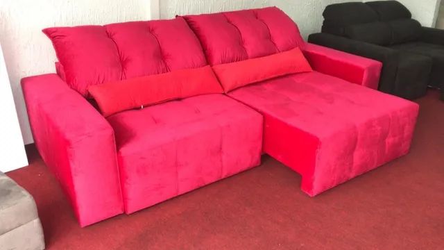 Sofá Retratil e Reclinavel a paritr R$ 1299,00 o  Metro   - Foto 3