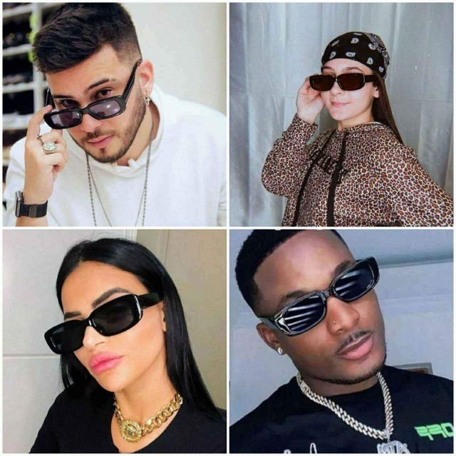 Óculos Blogueira Anitta Vintage Retangular - Foto 2