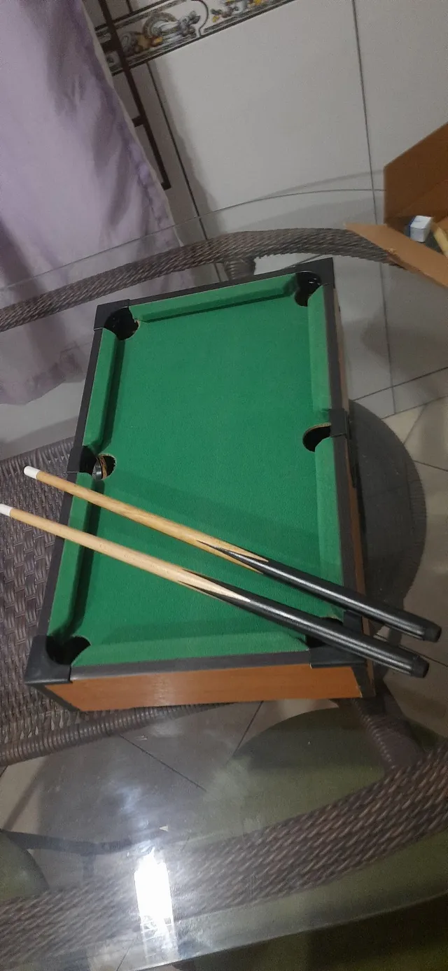 Mini Jogo de Sinuca Conjunto Leve Mesa de Bilhar, Mini Mesa de Sinuca, para  Praty para Jogar Em Família : : Brinquedos e Jogos