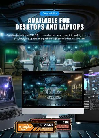 SSD M2.SATA(NGFF) 256GB WALRAM NOVO - Foto 4