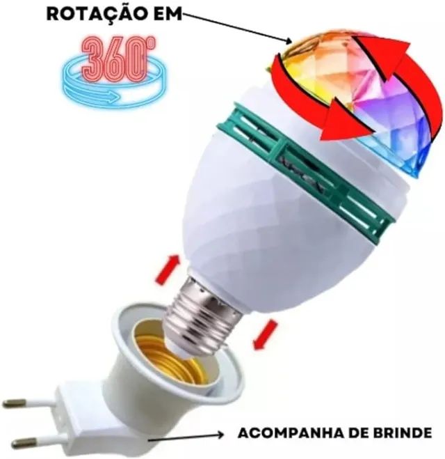  Transforme sua Casa em um Espetáculo de Cores com a Lâmpada RGB! - Foto 4