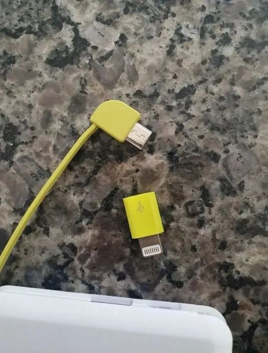 Carregador Portátil Para Celular Branco 10.000mAh - Foto 2