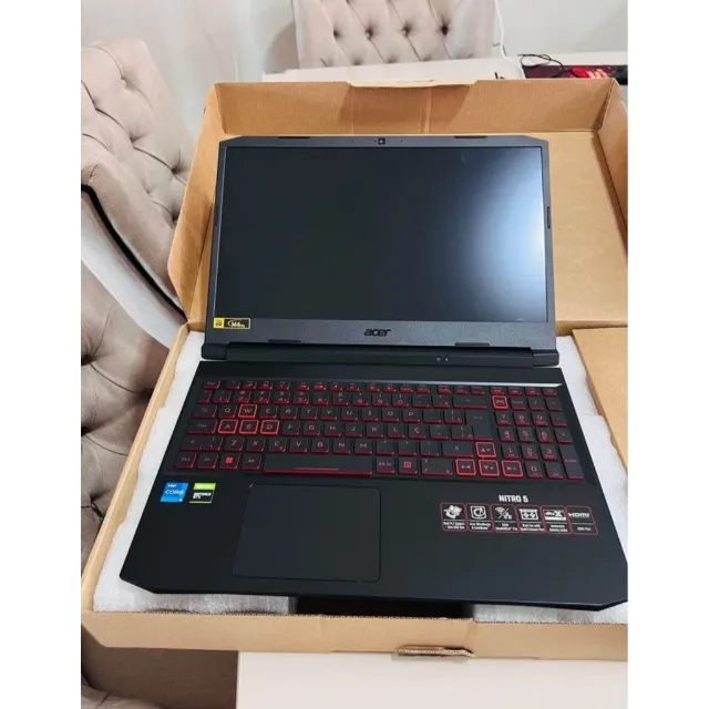 Notebook Gamer Acer Nitro 5 i5 W11 8GB 512GB SSD 15.6" AN515-57-59HT - Preto - Bivolt