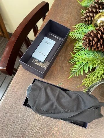 Óculos Prada Preto SPR 10H - Foto 4