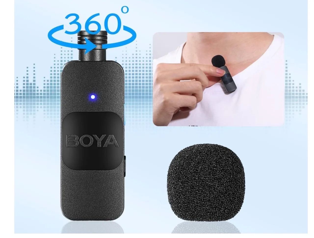 Transmissor de áudio BY-V1 para iPhone e iPad - Foto 2