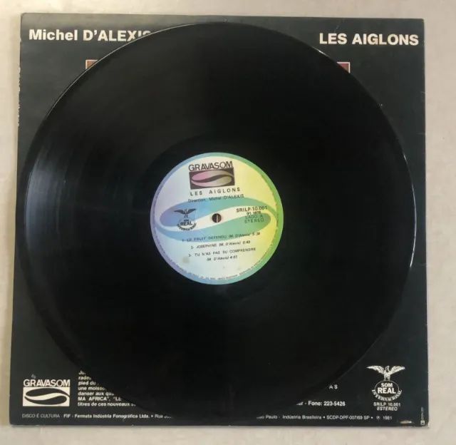 Lp Michel D'alexis 1981 Lambadas Importadas, Disco De Vinil - Foto 3