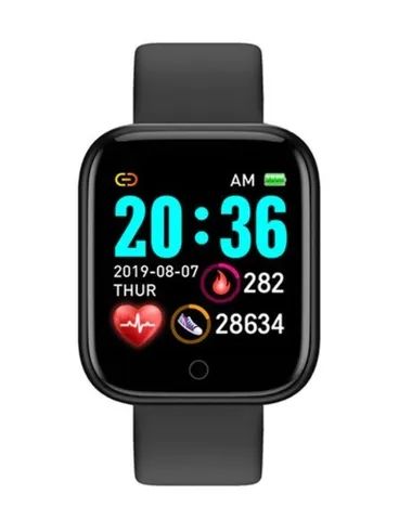 Relógio Smartwatch D20 Y68 Bluetooth p/ Android e iOS - Foto 2