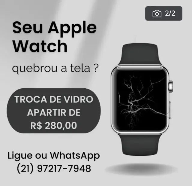 Troca de vidro Apple Watch - Foto 2